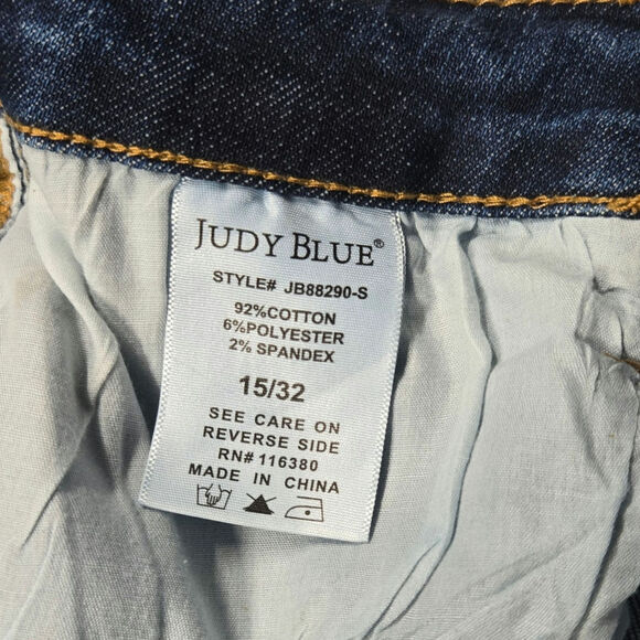 Judy Blue Women's 15/32 Slim Fit Bootcut JB88290-S Slit Hems 33 x 30 (34x29.5) - Picture 9 of 11